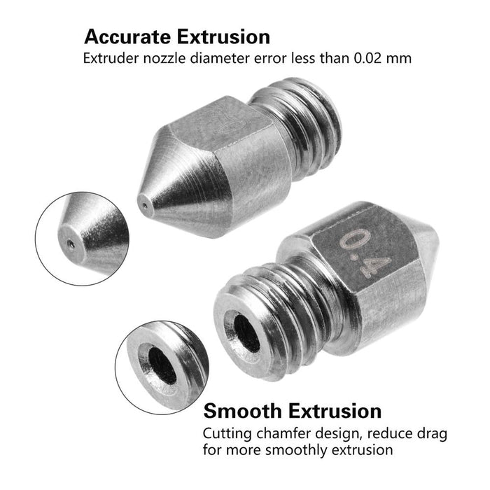 Tungsten /Brass 3D Printer Extruder Nozzle For CR/Ender Series