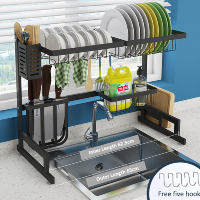 Over Kitchen Sink Dish Drying Rack | Zincera