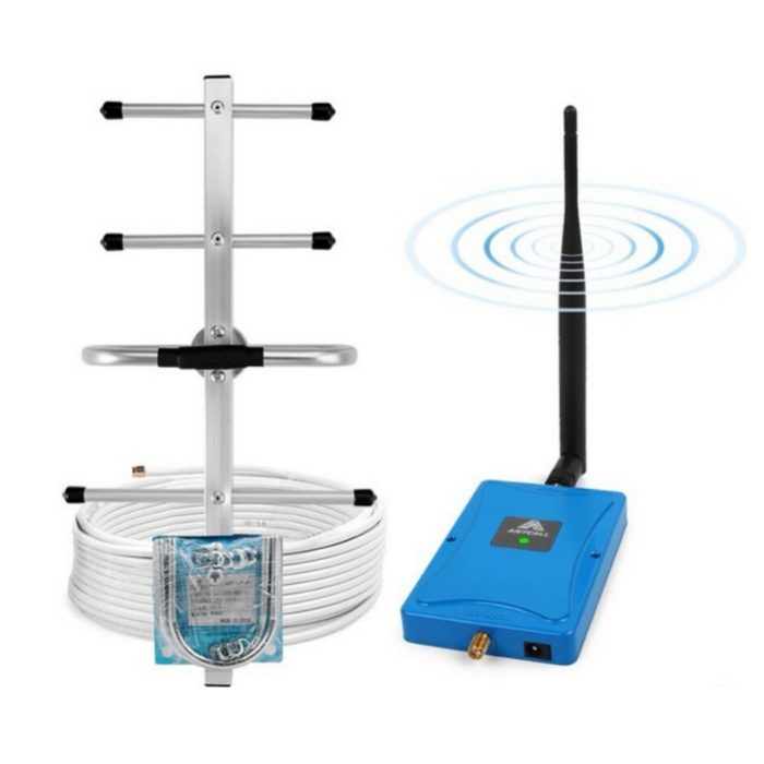 All In One Home Cellular Phone Signal Booster 4,500 sq FT | Zincera