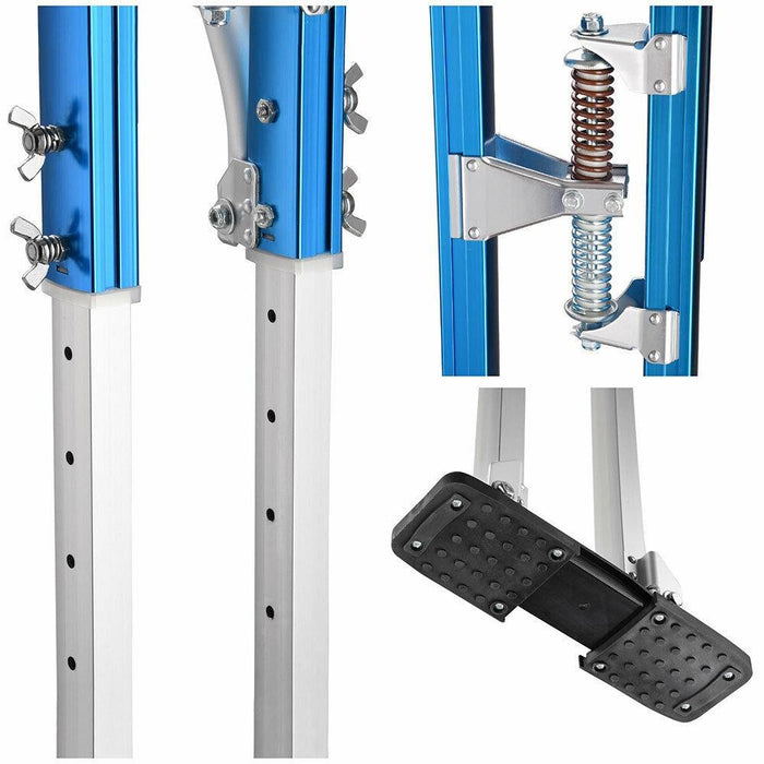 Aluminum Blue Drywall Stilts Paint Construction Adjustable
