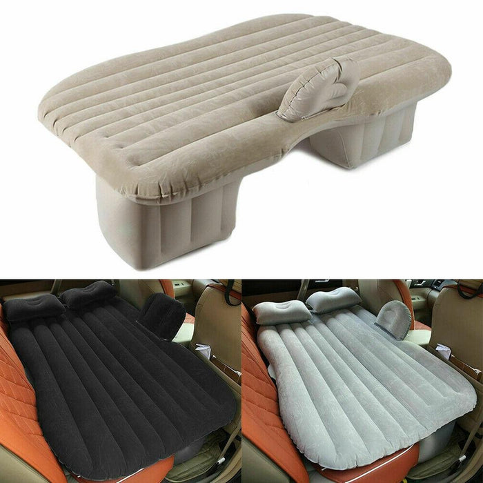 Back Rest Inflatable Travel Car Air Bed Camping Mattress