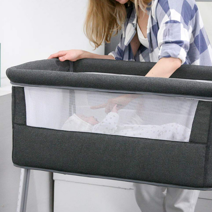 Modern Baby Side Sleeper Bedside Bassinet Crib