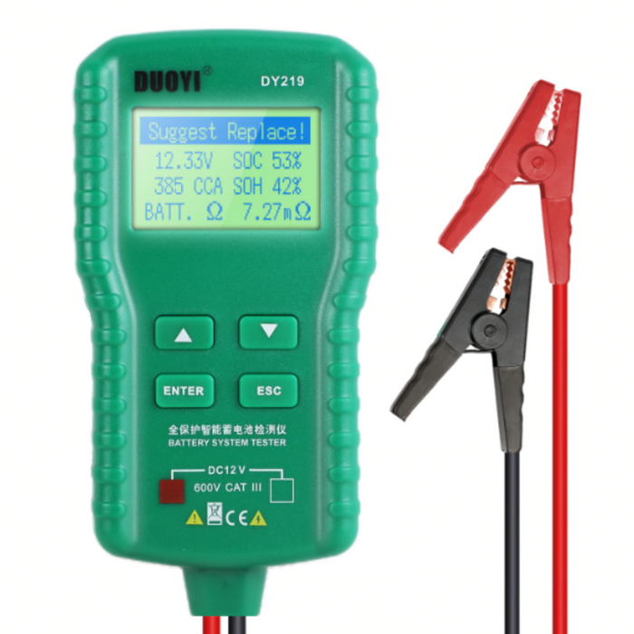 Portable 12V Car Battery Load Tester