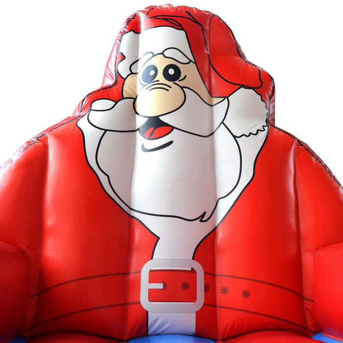 Big Inflatable Santa Claus Bounce House Christmas Decoration Blow Up