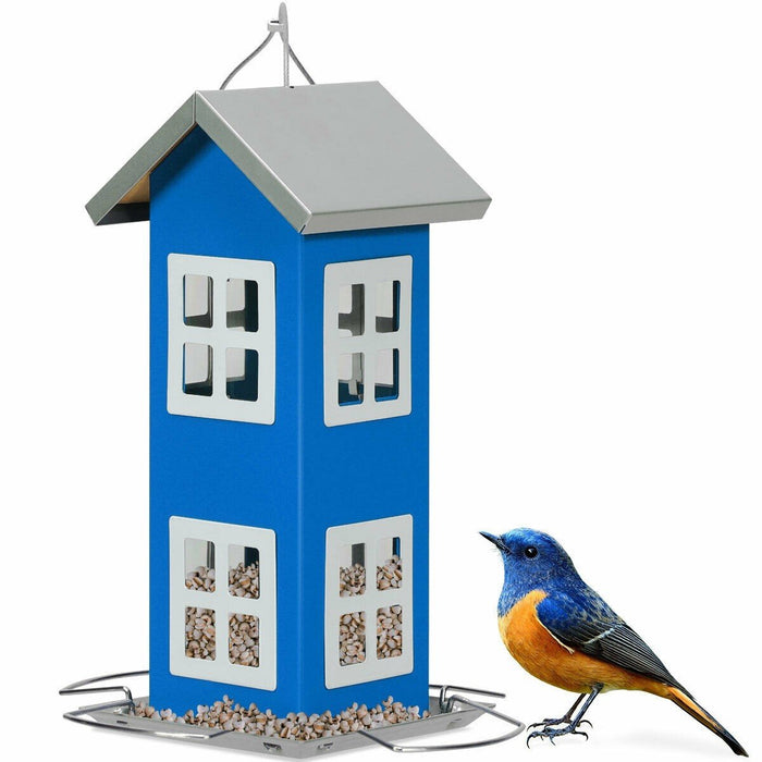 Premium Bird Feeder Outdoor Garden Yard Wild Weatherproof Feeder House
