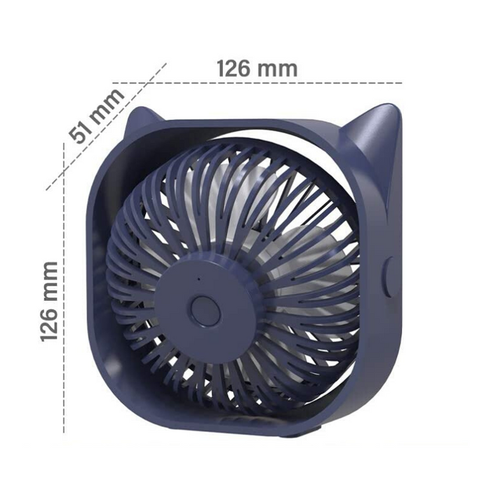Portable Small Car Seat Cooling Fan 12V