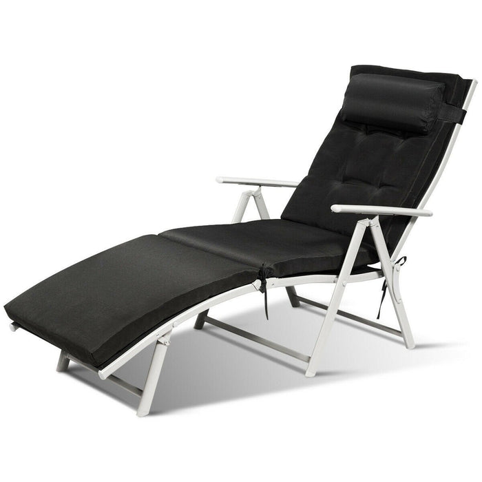 Foldable Chaise Lounge Chair for Indoor and Outdoor