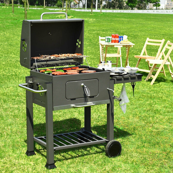 Premium Charcoal Grill Outdoor Patio Barbecue BBQ Grill