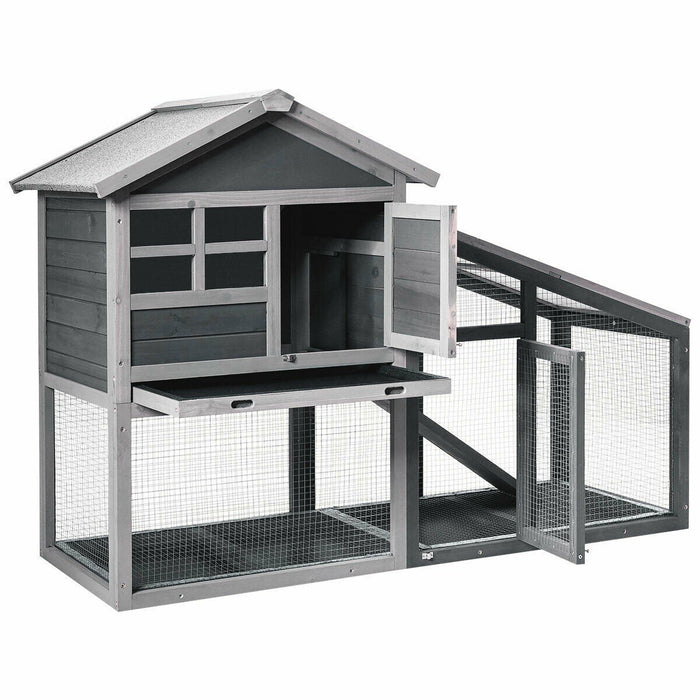 Premium Chicken Coop Large Wooden Chicken House Coup For Indoor & Outdoor