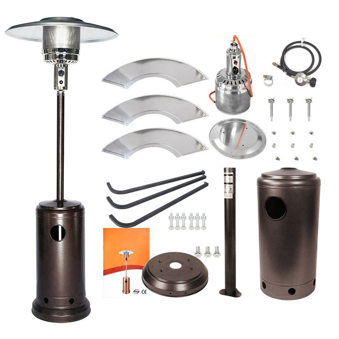 Commercial Outdoor Propane Patio Heater With Wheel