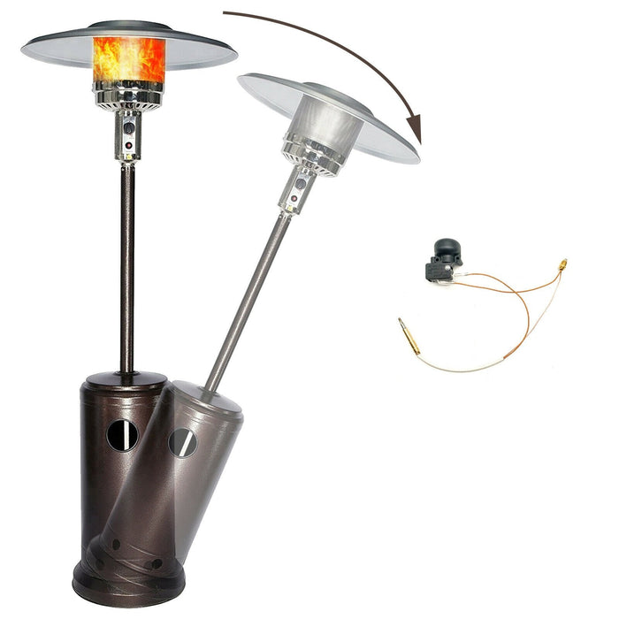 Commercial Outdoor Propane Patio Heater With Wheel