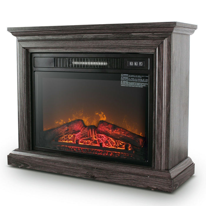 Cozy Electric Fireplace Insert Embedded Wall Portable Space Heater
