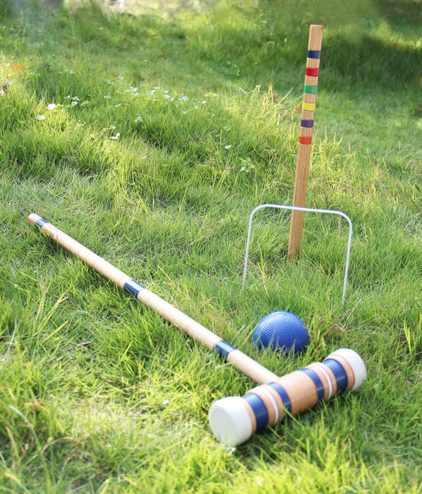 Deluxe Croquet Set Croquet Lawn Game Set with Travel Case