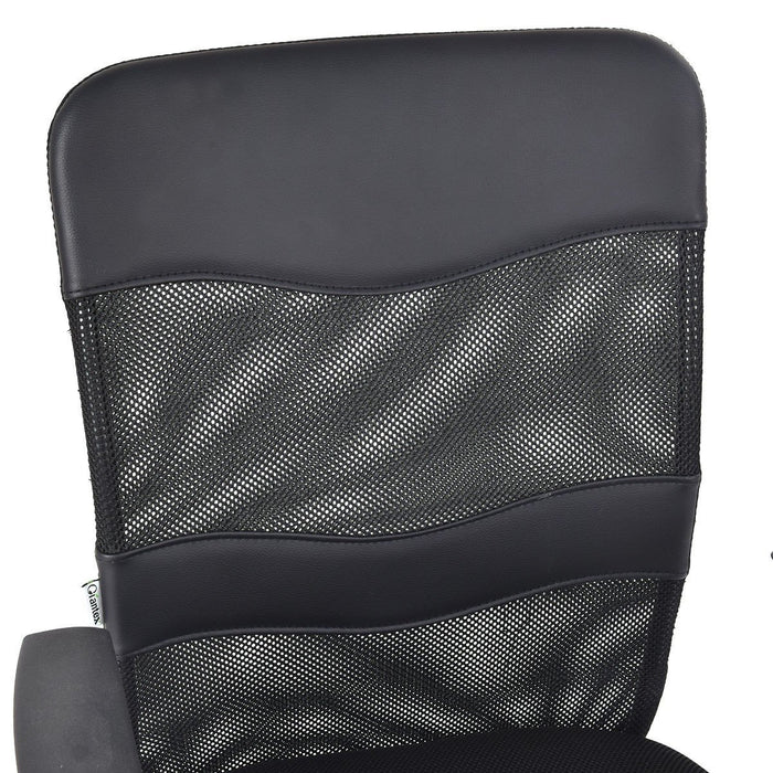 Curved Modern Ergonomic Mesh Mid-Back Office Chair