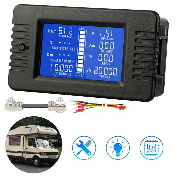 Digital Electricity Power Volt Meter Usage Monitor