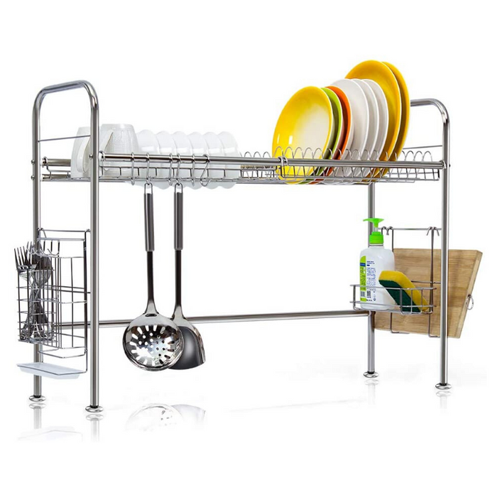 Premium Stainless Steel Over The Sink Dish Drying Rack