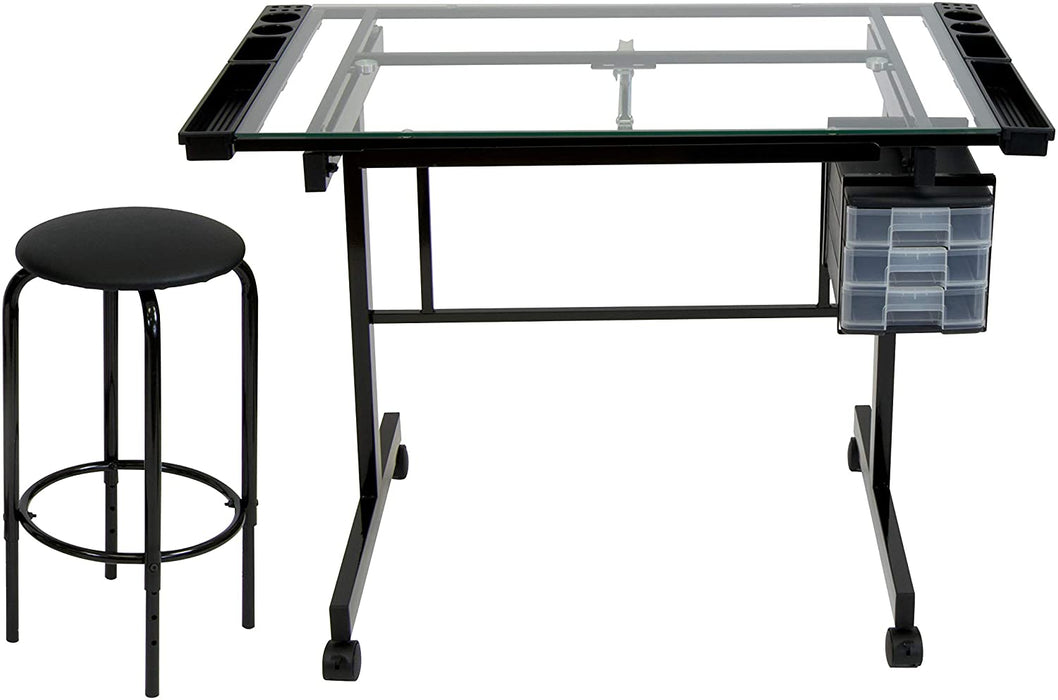 Elite Drawing Desk Adjustable Drafting Desk Drawing Craft Station
