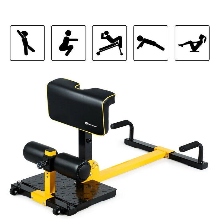 Elastic Multifunctional Home Gym Squat Fitness Equipment 8-in-1