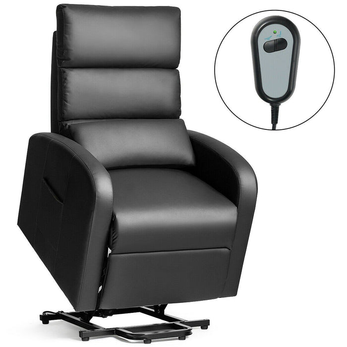 Elderly Lift Recliner Chair Electric Power Lift Leather Chair