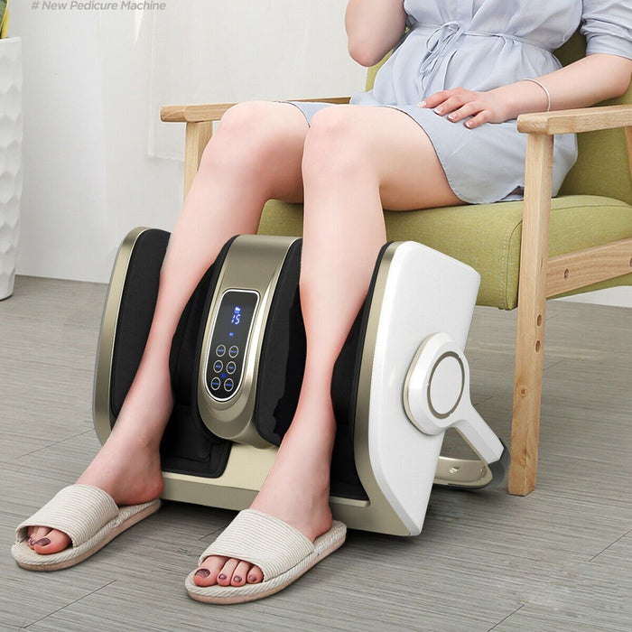 Electric Foot and Leg Massager Shiatsu Heat Air Kneading Therapy Machine