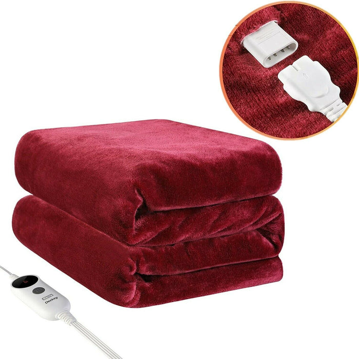 Electric Heated Blanket Warming Portable Lap Blanket