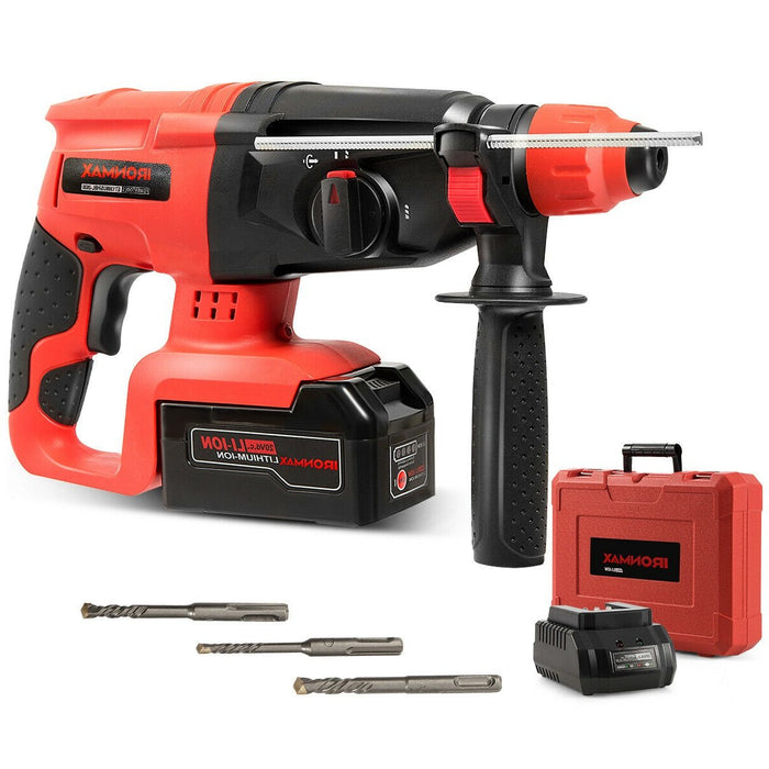Electric Rotary Hammer Drill Cordless Lithium 20V