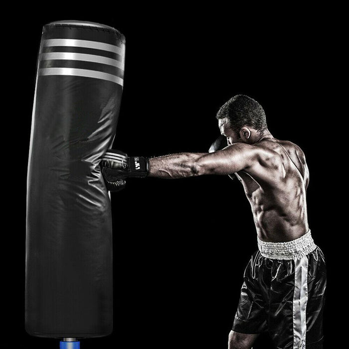 Elite Heavy Boxing Punching Bag Set Free Standing Cardio Training Kickboxing