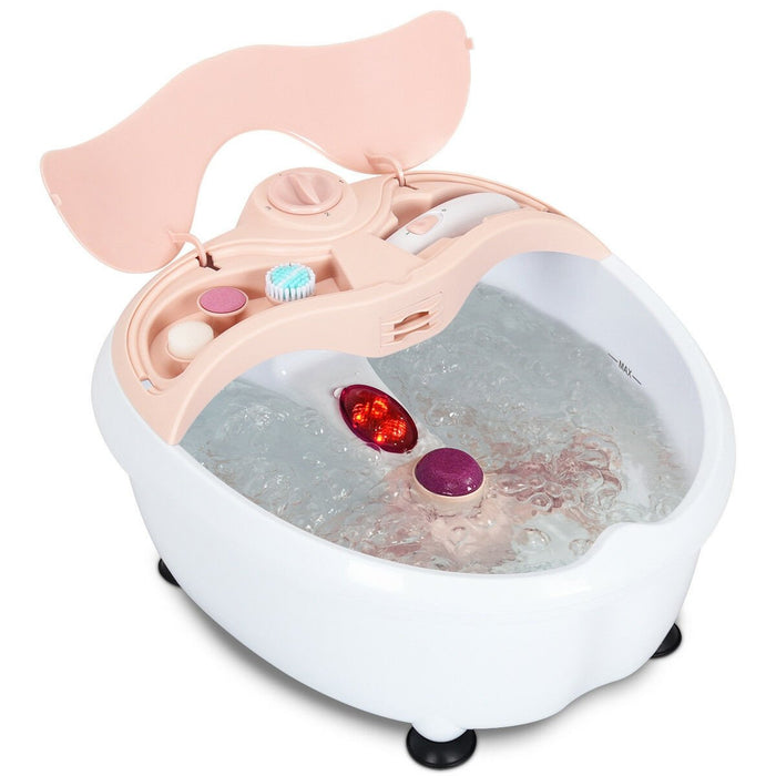 Foot Spa Bath Massager Home Shiatsu Roller Heated Leg Bath Spa Machine