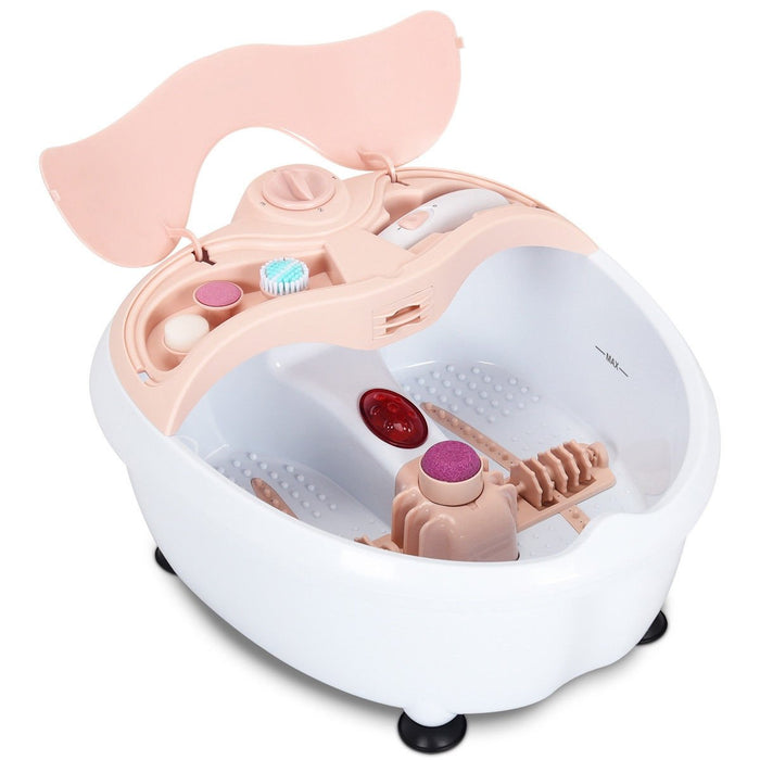 Foot Spa Bath Massager Home Shiatsu Roller Heated Leg Bath Spa Machine