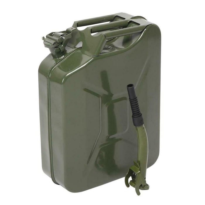 Gasoline Fuel Can Metal Gas Tank Jerry Can 5 Gal
