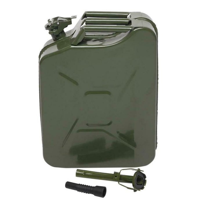 Gasoline Fuel Can Metal Gas Tank Jerry Can 5 Gal