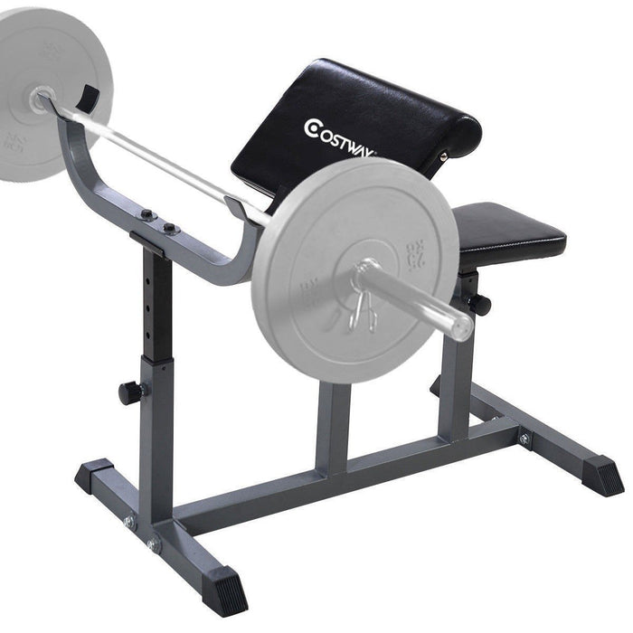 Heavy Duty Workout Weight Bench Adjustable Arm Curls