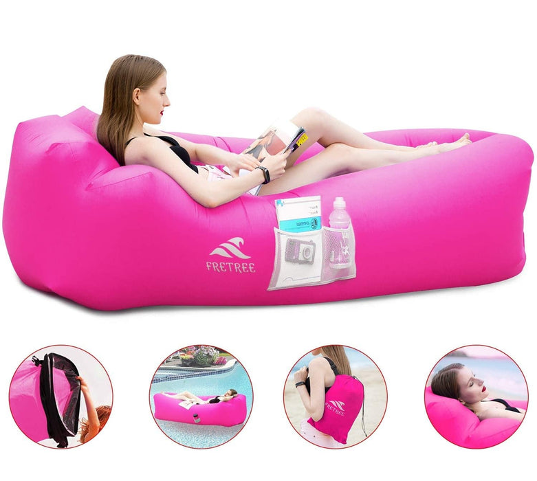 Elite Inflatable Lounger Couch Chair Portable Air Sofa Hammock Waterproof