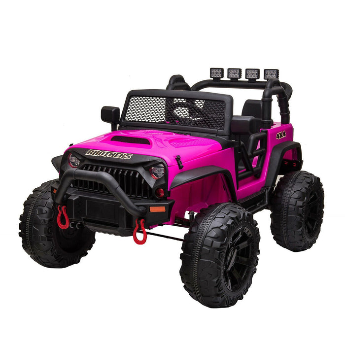 Kids Ride On Truck Motorized Children Power Car Pink