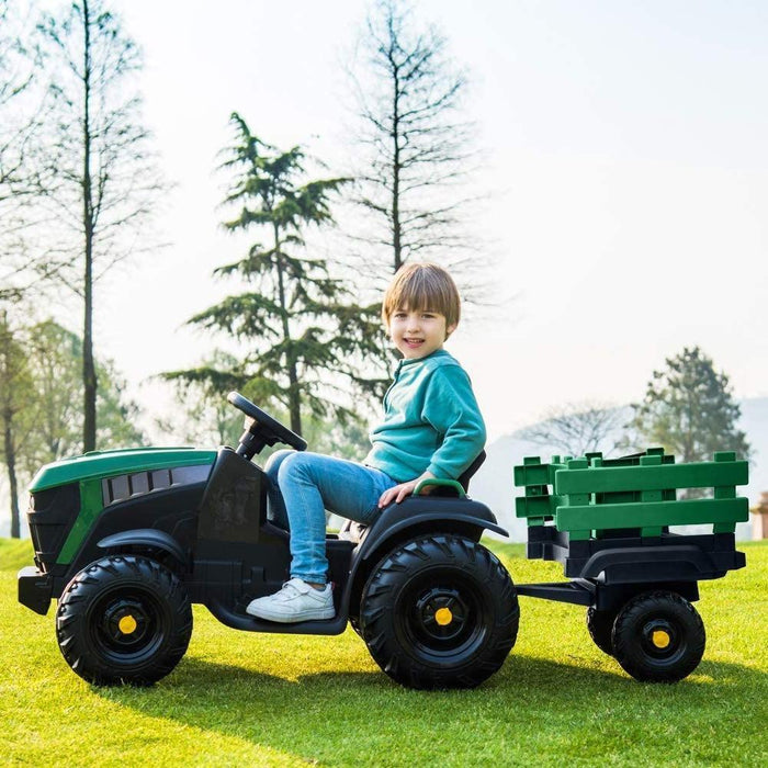 Premium Kids Tractor Toy Ride On Electric 12V Kids Ride On Tractor