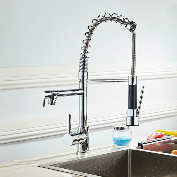 Kitchen Sink Faucet With Pull Down Sprayer