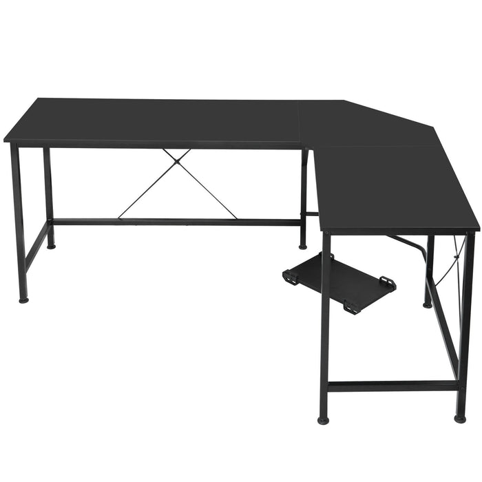 L Shaped Computer Gaming Table Work Station