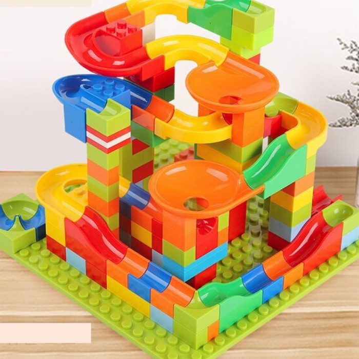 Marble Run Race Toy Track Set