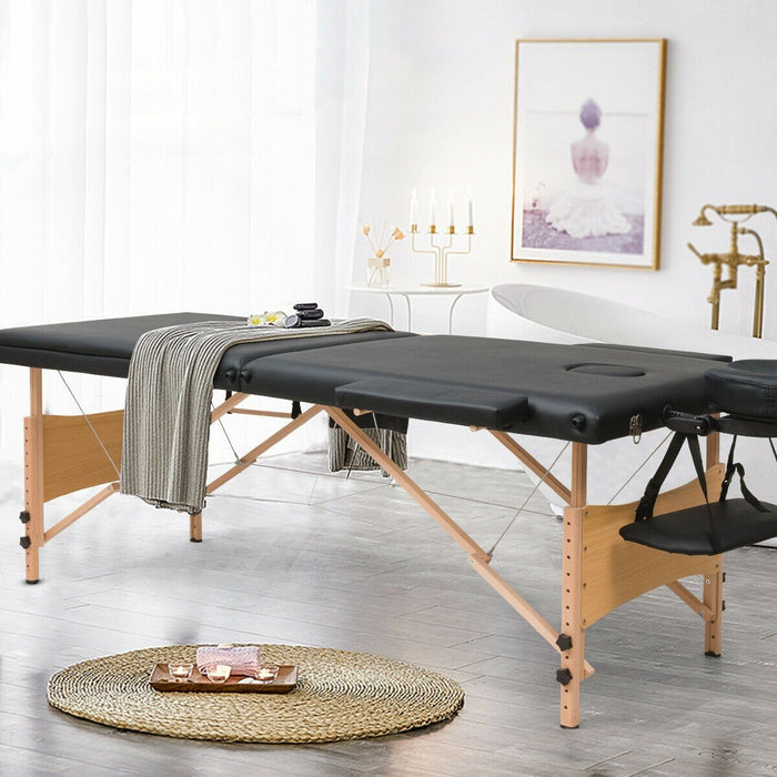 Premium Massage Table Portable 3 Fold Massage Table with Sheet Cover