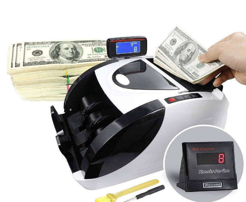 Money Counting Machine with UV & MG Money Counterfeit Detector