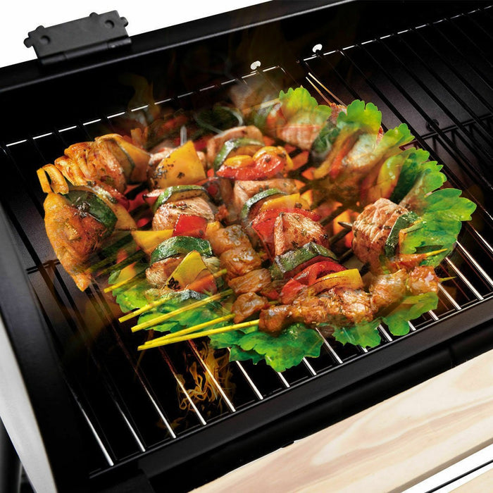 Outdoor Charcoal BBQ Grill Smoker Pit Backyard Home Garden