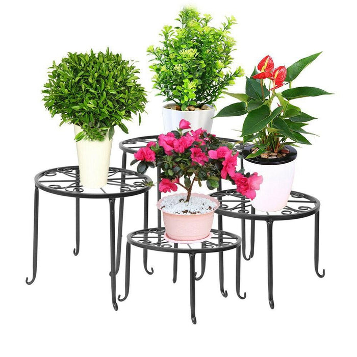 Outdoor Metal Flower Plant Rack Holder Stand