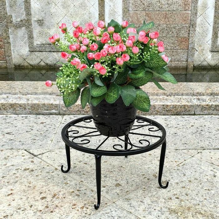 Outdoor Metal Flower Plant Rack Holder Stand