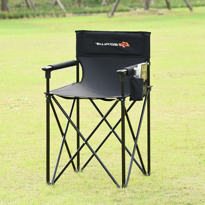 Outdoor Portable Camping Lightweight High Beach Chair 38"