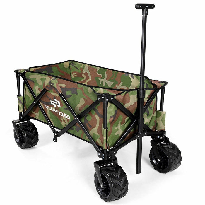 Outdoor Travel Collapsible Folding Wagon Cart