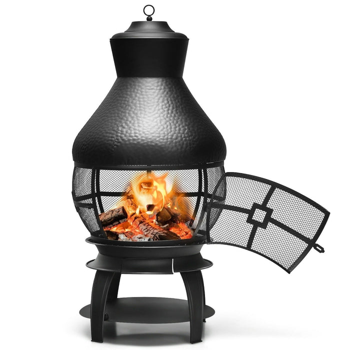 Patio Wood Burning Modern Small Chiminea Fireplace