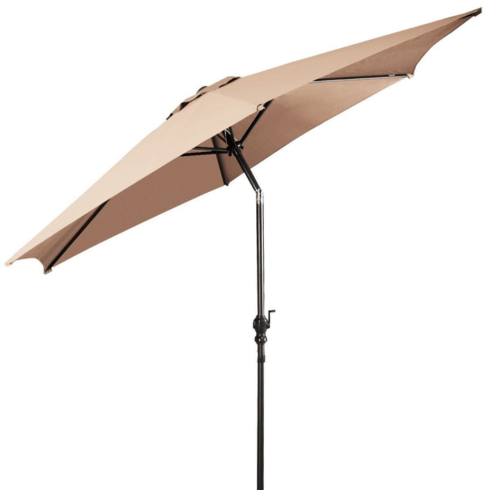 Outdoor Patio Umbrella Backyard Garden Solar Umbrella Sun Shade Cover 9"