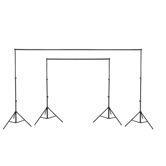 Photography Backdrop Studio Photo Booth Stand Kit with LED Ring Light