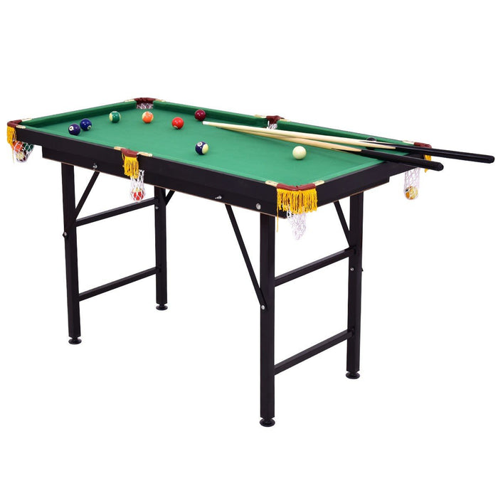 Portable Billiard Pool Table Mini Small Indoor Outdoor Pool Game Set 47"