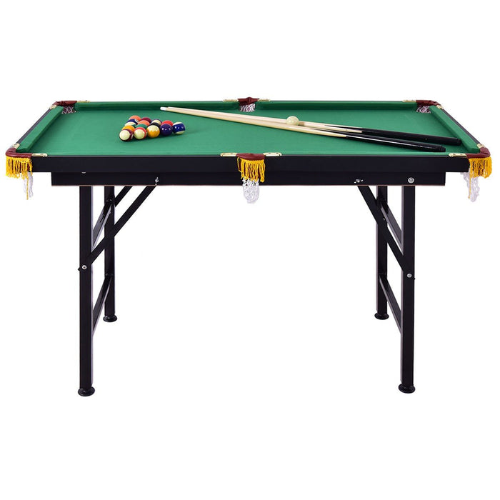 Portable Billiard Pool Table Mini Small Indoor Outdoor Pool Game Set 47"